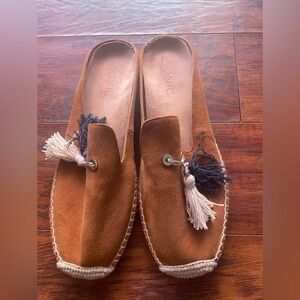 Vionic Brown Tassel Loafers
